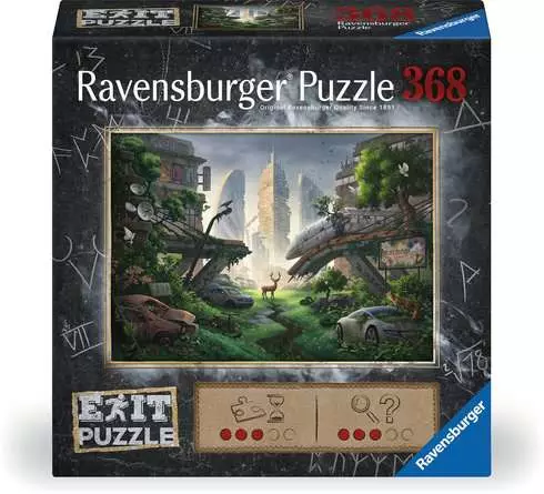 Puzzle 368 Teile - Apokalyptische Stadt