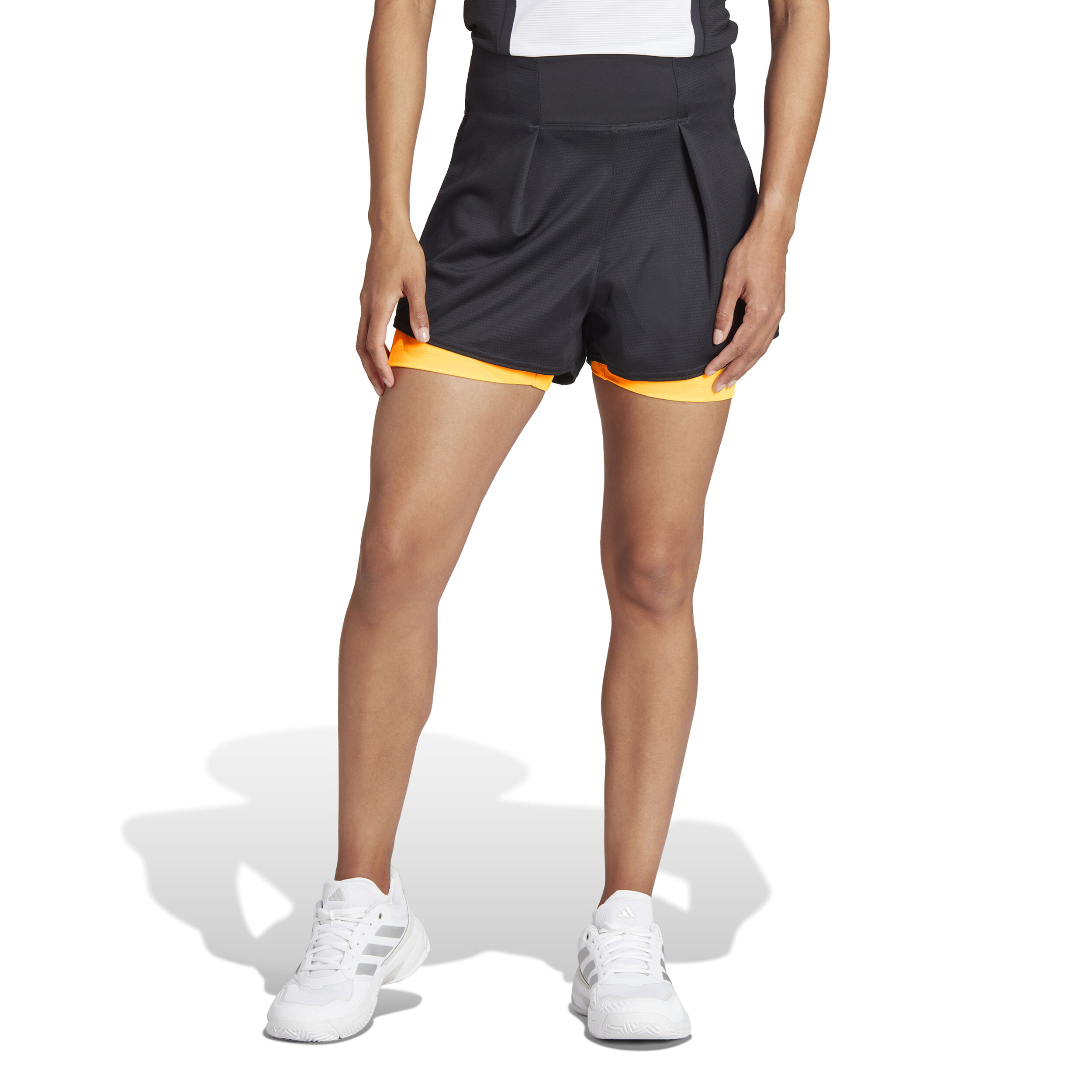 Match Pro Shorts Damen - Schwarz, Orange