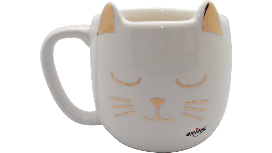 MIAOU Tasse weiss/gold weiss-gold