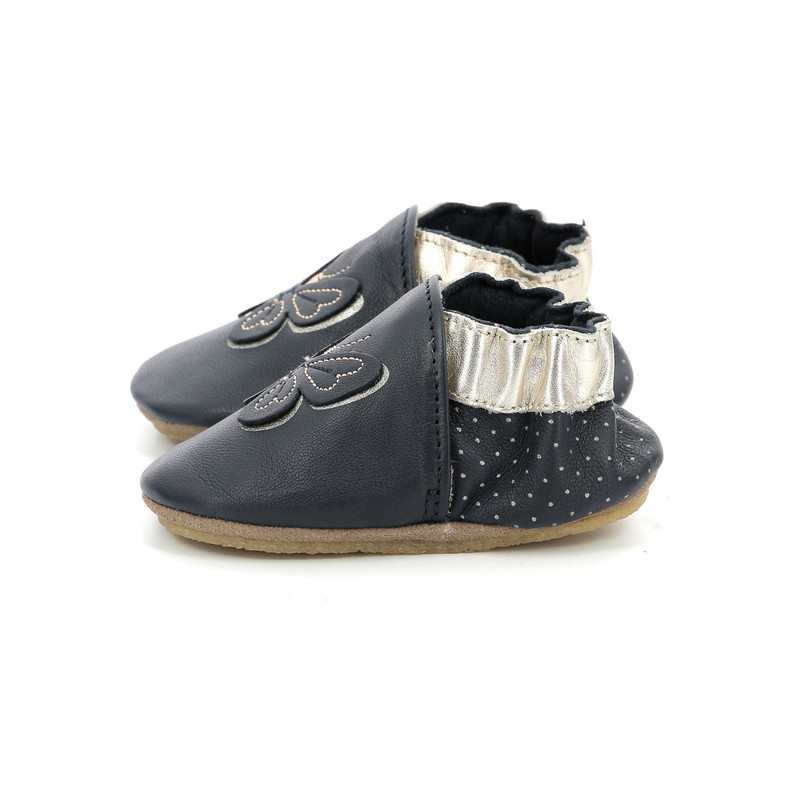 Chaussons cuir tannage végétal Flyinthewindcrp