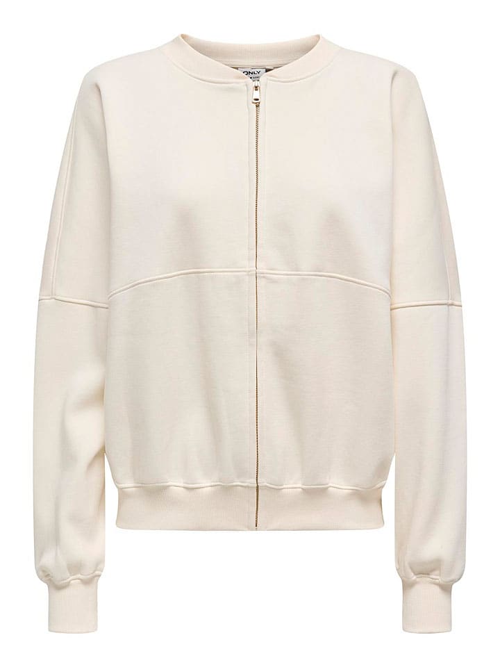 ONLY Sweatjacke in Beige günstig kaufen