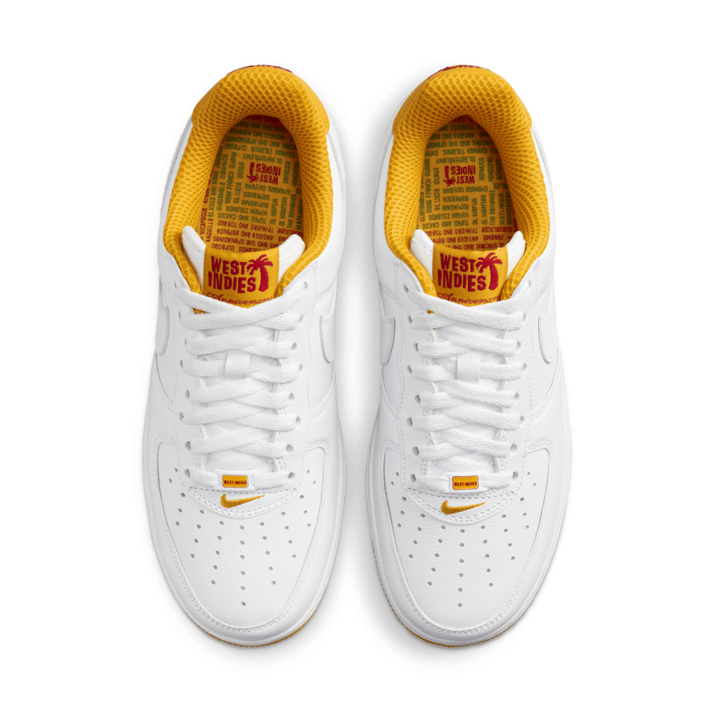 Nike Air Force 1 Low Retro West Indies Yellow DX1156-101 / weiss