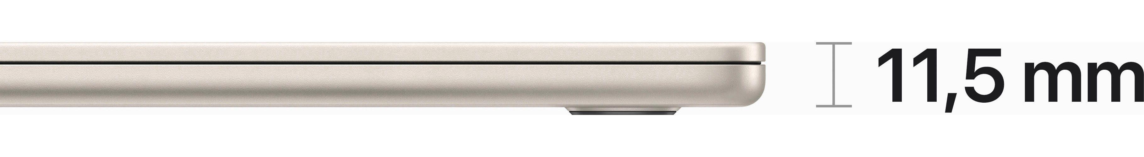 Apple CTO MBA15 Z18R M2 8/10 16/256 DE Notebook (38,91 cm/15,3 Zoll, Apple M2, 10-Core GPU, 256 GB SSD)