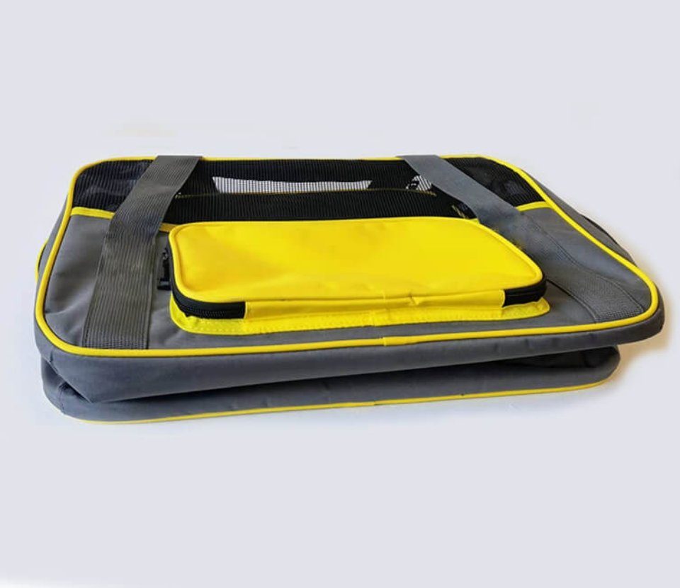 PeTraum Tiertransporttasche Faltbare TRAGETASCHE für Katze, Hunde mit Schultergurt bis 10,00 kg, BxTxH: 44 x 30 x 26 cm