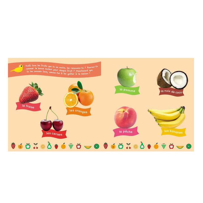 Livre Les fruits mon livre des odeurs et des couleurs - Auzou