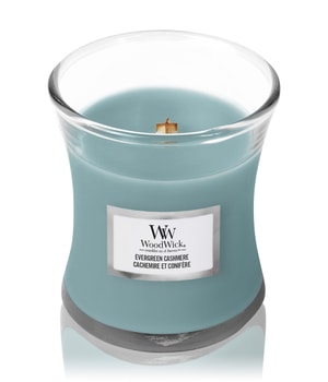 WoodWick Evergreen Cashmere Hourglass Duftkerze-85 g