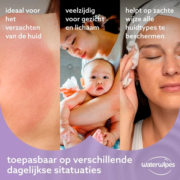 WaterWipes Rauhoittavat Puhdistuspyyhkeet Vauvalle 12 x 60 kpl