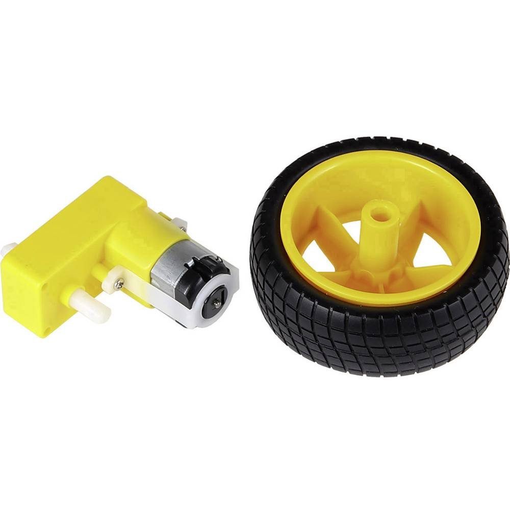Joy-it Getriebemotor gewinkelt, 3 bis 9 Volt DC Barebone-PC