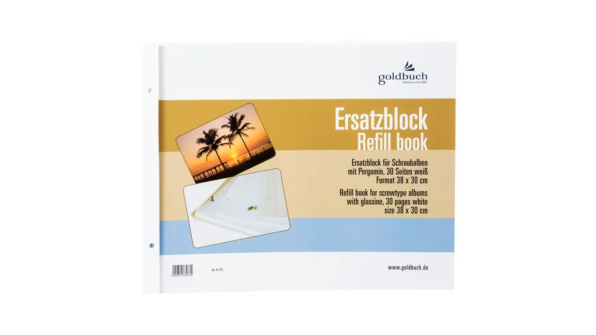 goldbuch Nachfüllsatz 38X30 cm weiß