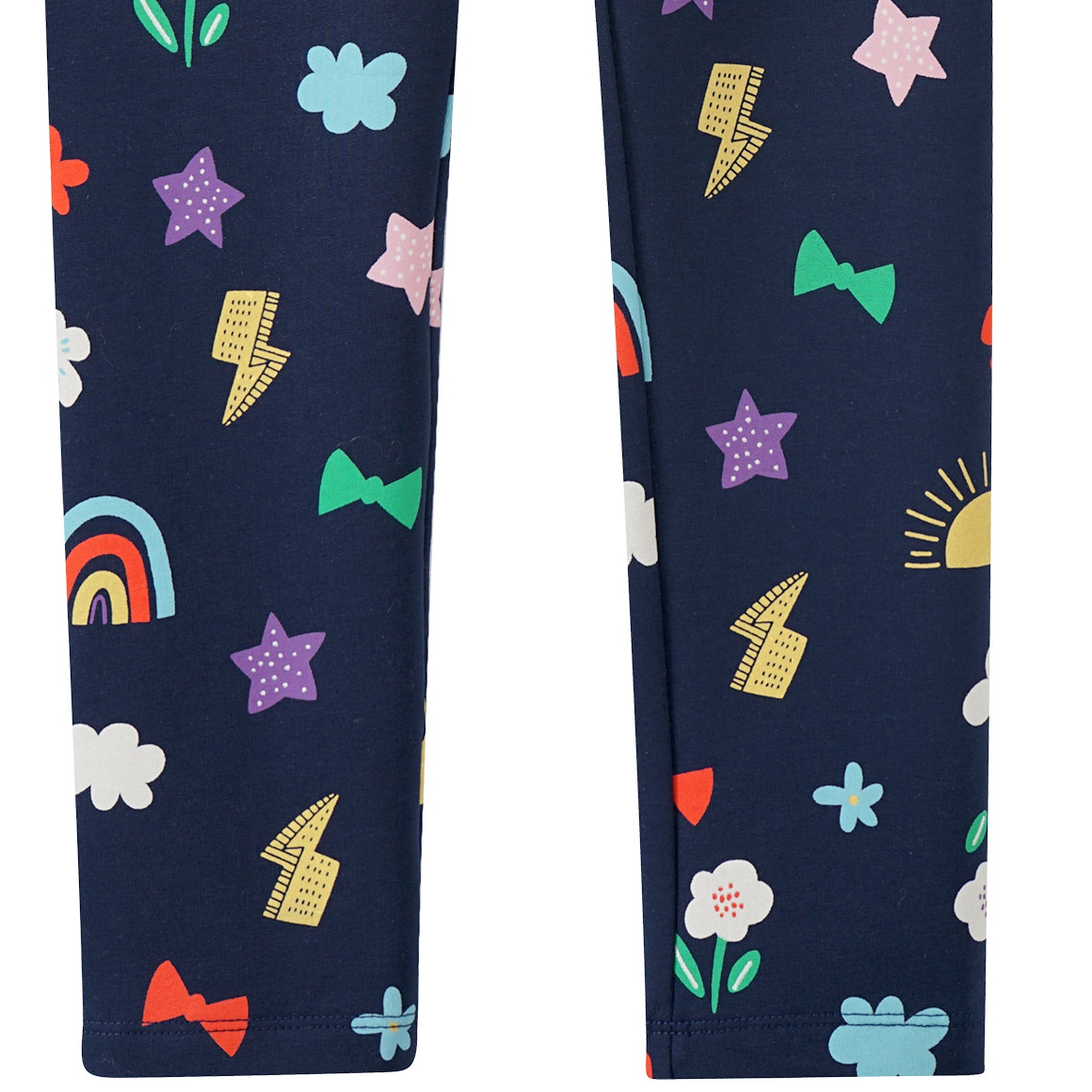Mädchen Leggings mit Allover-Print