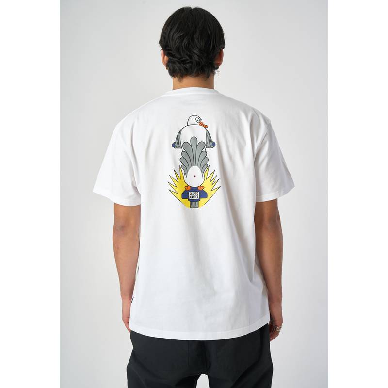 Cleptomanicx Scooter Gull Printshirt Herren