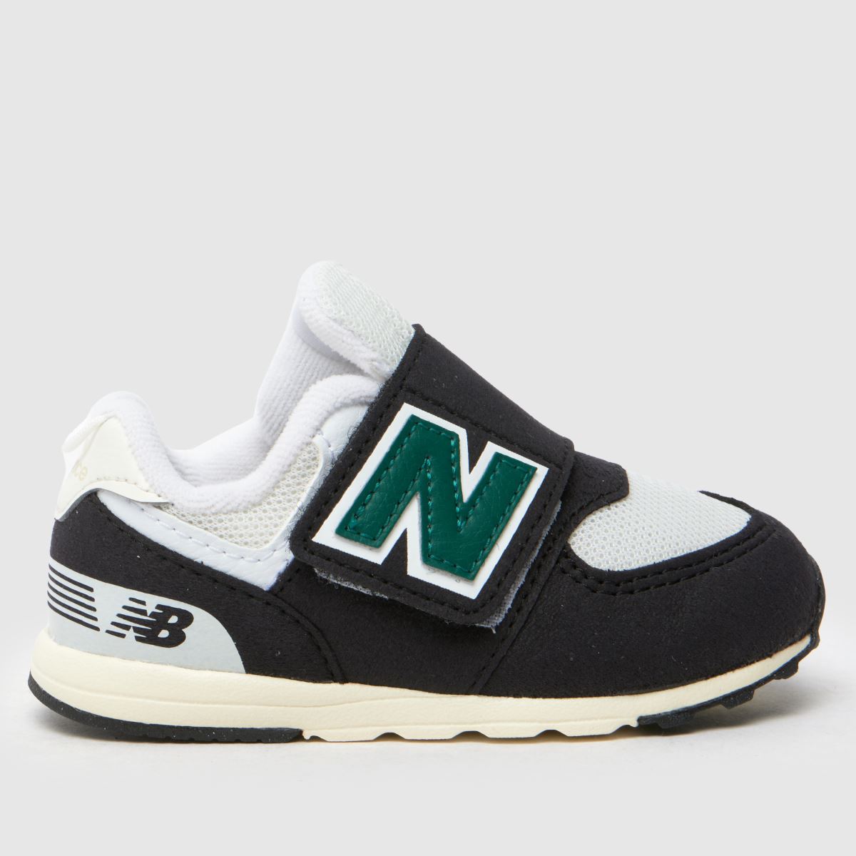 New Balance svarta multifärgade 574 v pojkar småbarnsskor