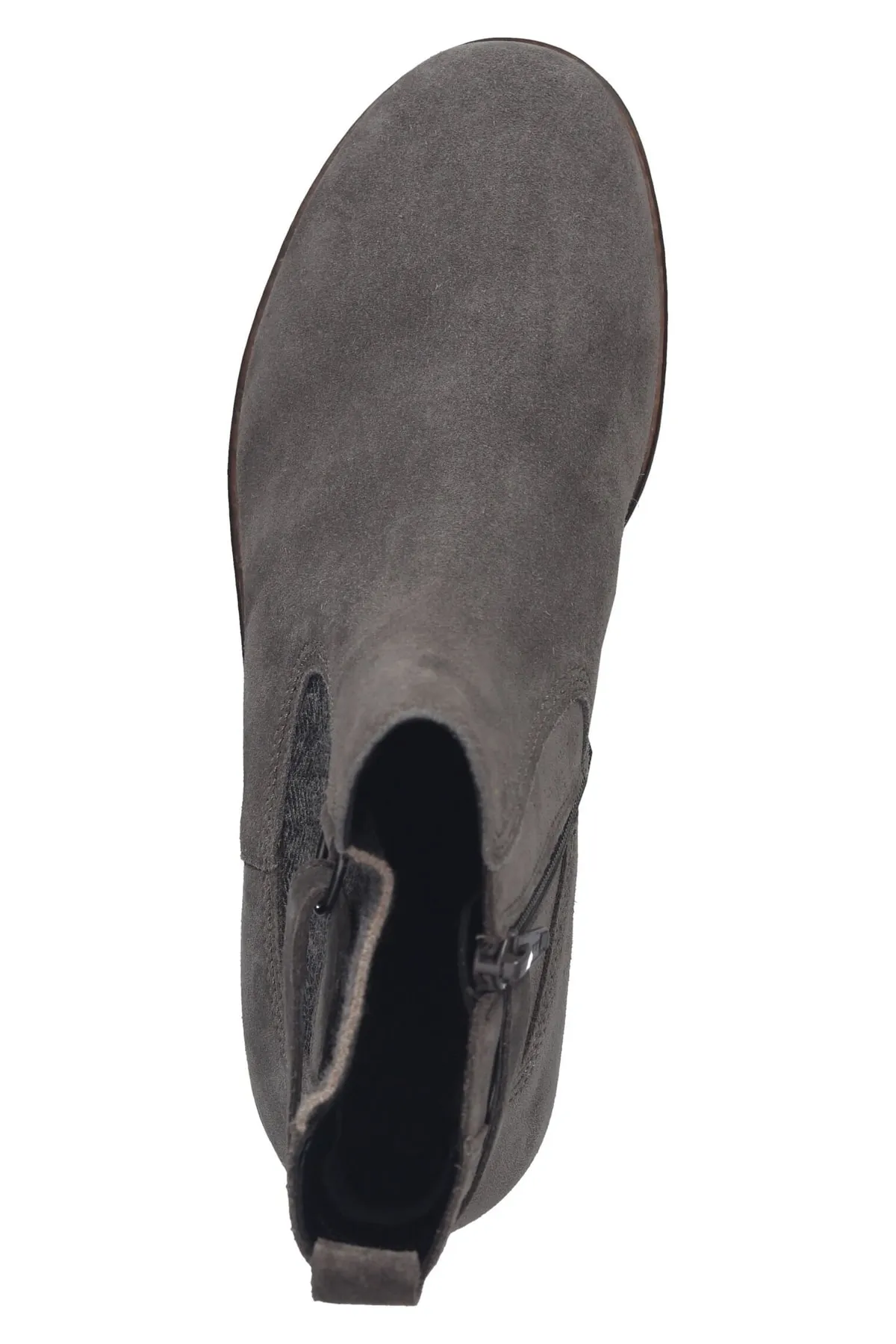 GABOR  Stiefelette - Grau - Blockabsatz