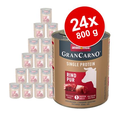 Sparpaket Animonda GranCarno Adult Single Protein 24 x 800 g