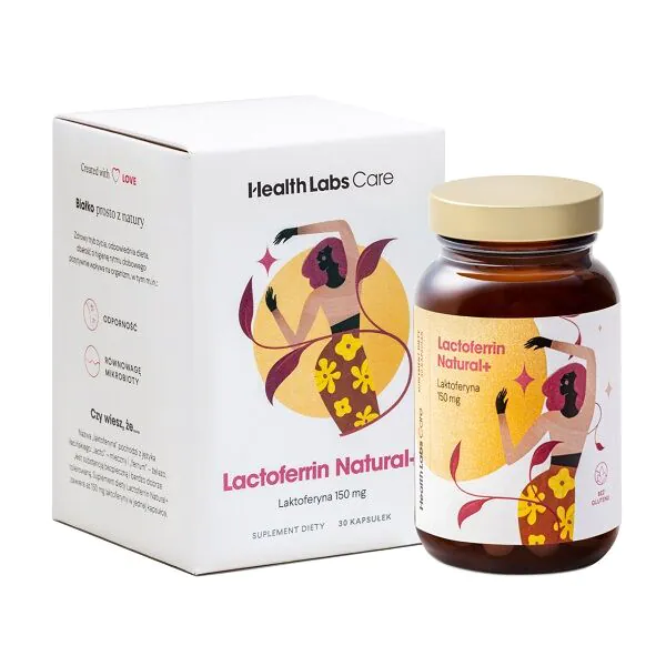 Health Labs Care Lactoferrin Natural+, Συμπλήρωμα Διατροφής για την Ενίσχυση του Ανοσοποιητικού Συστήματος, Κάψουλες