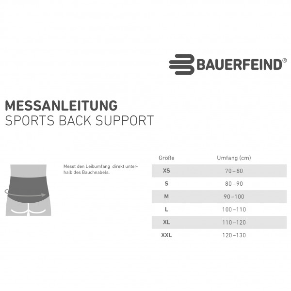 Bauerfeind Sports - Sports Back Support - Sportbandage
