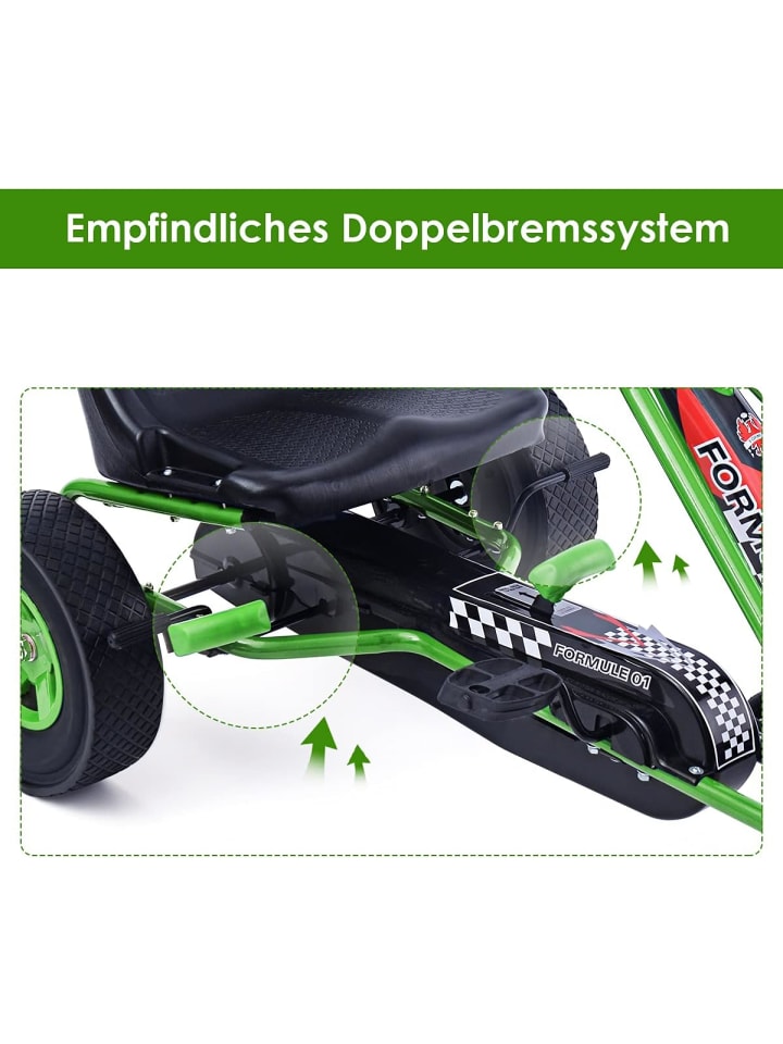 COSTWAY Gokart ab 3 Jahren in Grün günstig kaufen 99 cm