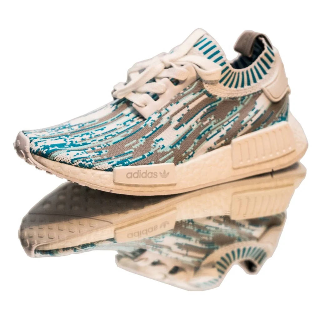 NMD R1 Sneakersnstuff Datamosh Clear Aqua