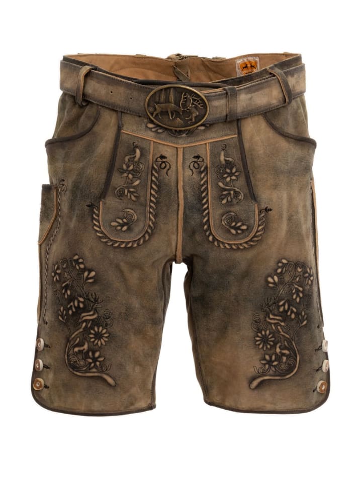 MADDOX Lederhose MITTELBERG in hellbraun günstig kaufen