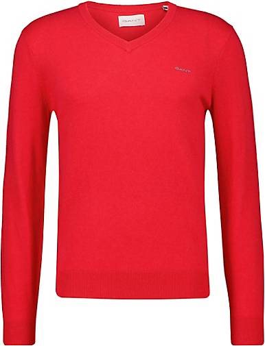GANT Herren Strickpullover mit Schurwolle EXTRAFINE