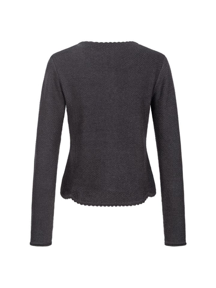 Nübler Strickjacke Langarm Yvonne in Anthrazit günstig kaufen