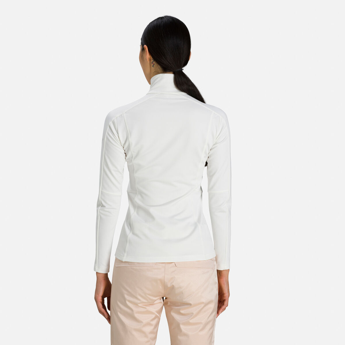 Damenoberteil Baselayer Classique mit halbem Reißverschluss