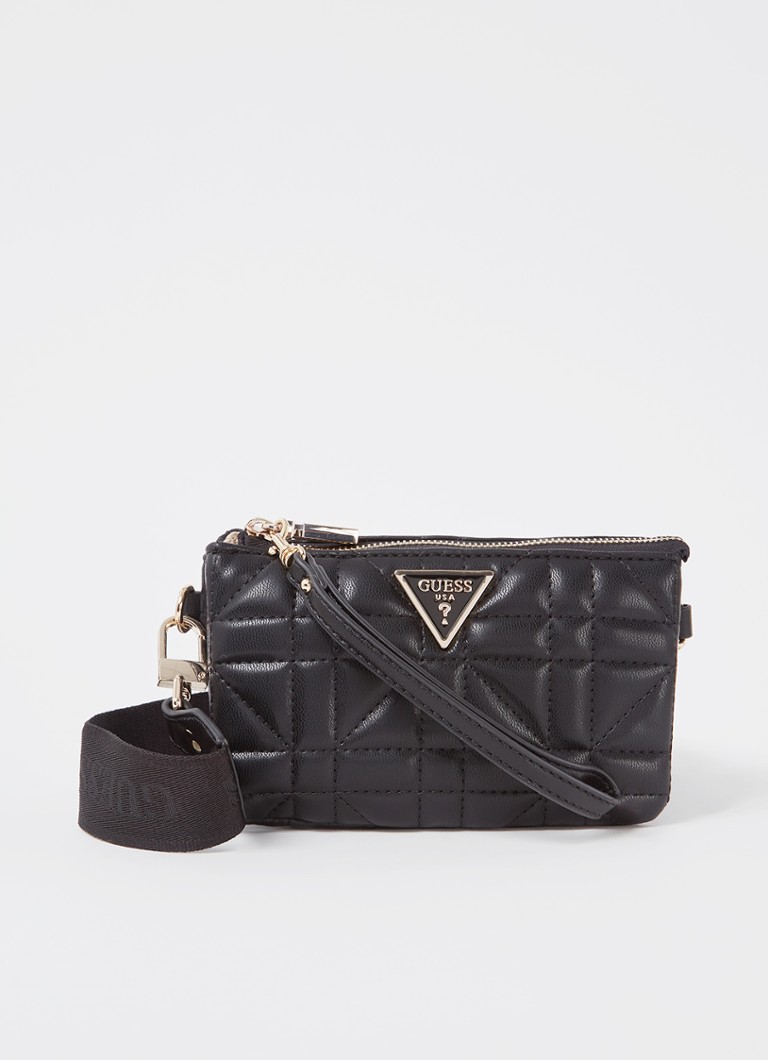 GUESS Latona Mini crossbody torba s logotipom i odvojivim remenom za rame