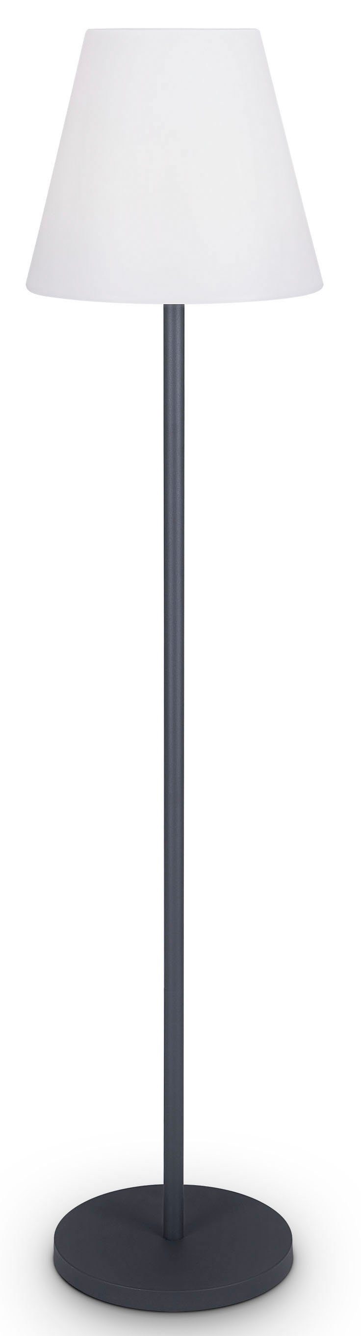 Paco Home Stehlampe JEN, LED fest integriert, In Und Outdoor LED Aufladbar IP44 Akku Garten Terrasse Wasserdicht