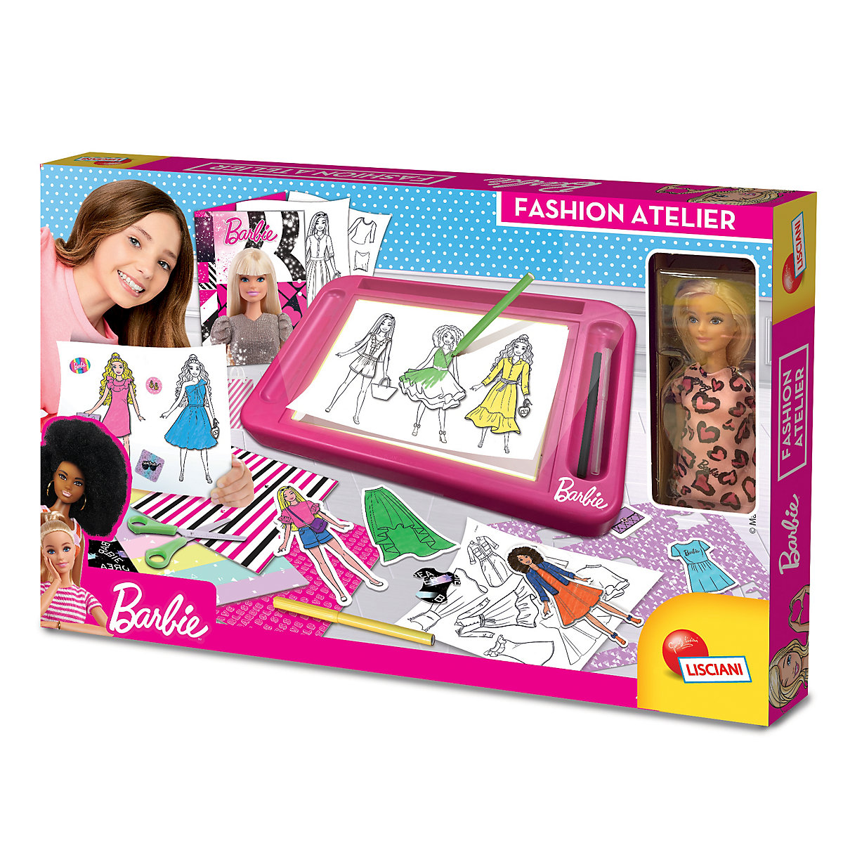 Barbie Modeatelier mit Puppe