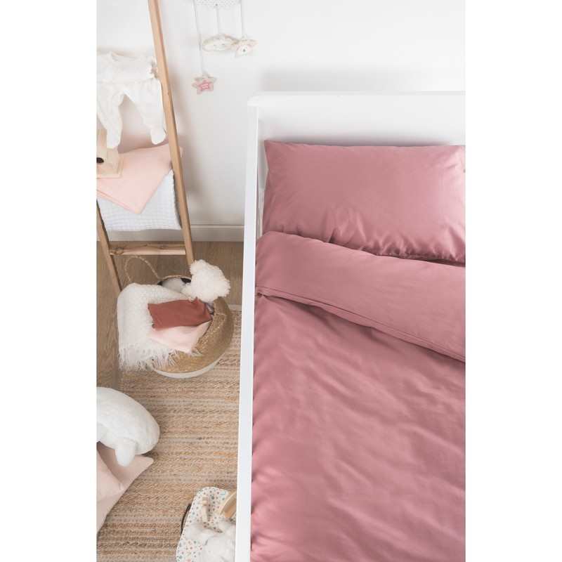Housse de couette bébé unie en Coton Bio
