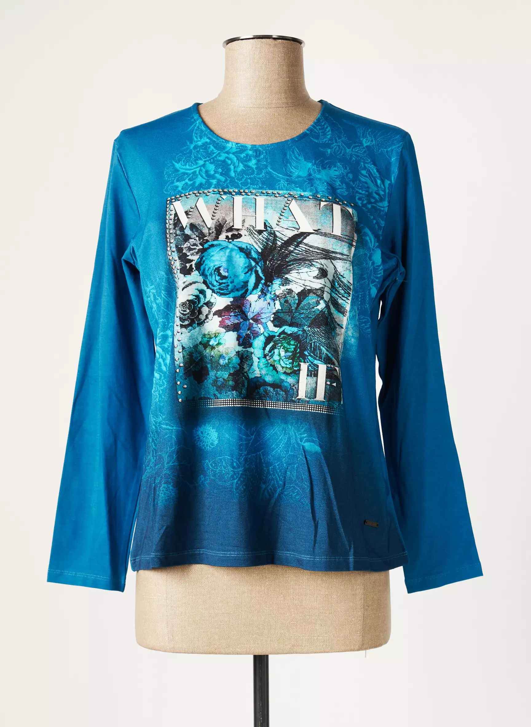 Agathe   Louise Tshirts Femme couleur bleu