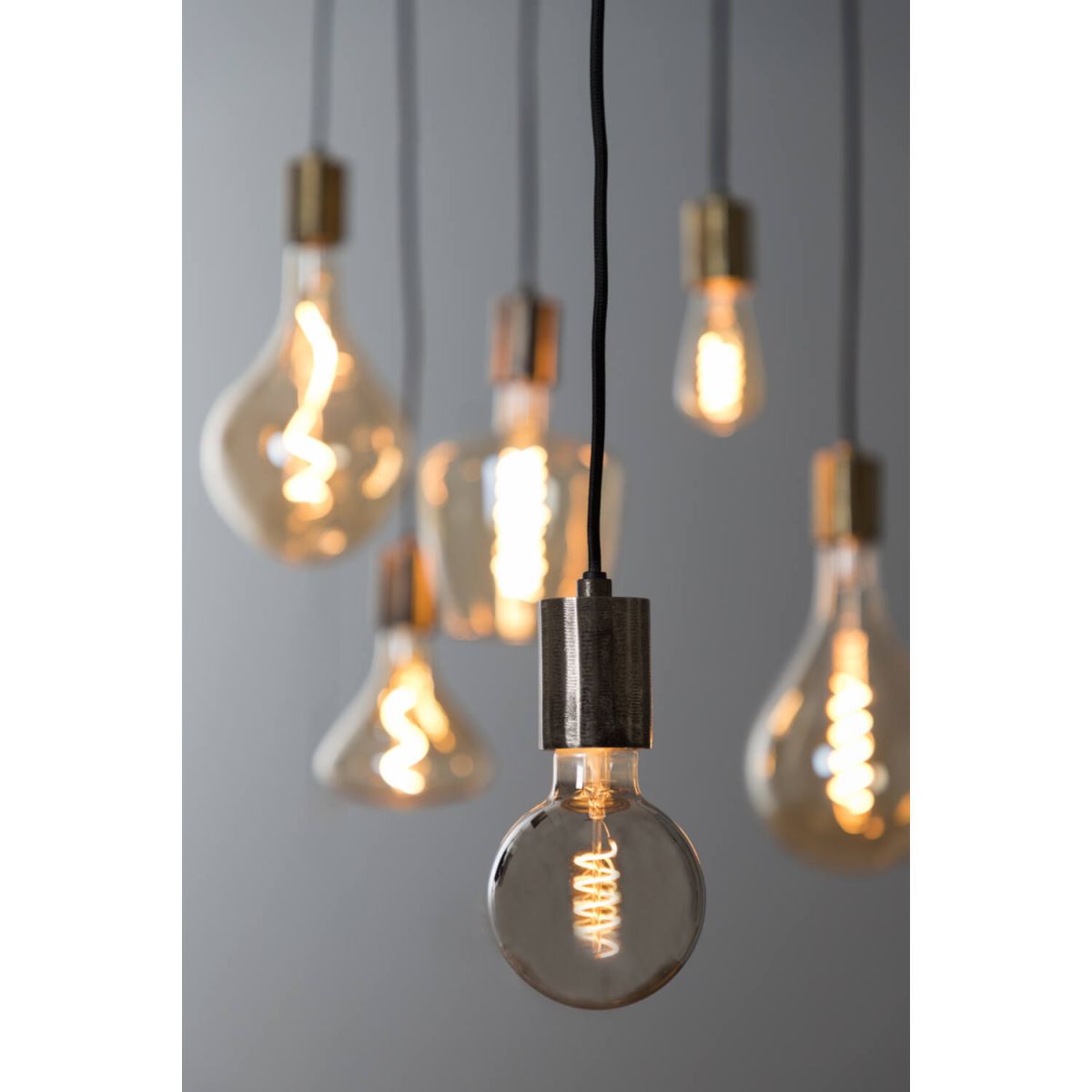 Trendhopper E27 LED-Kugel Rauch 9,5x14cm