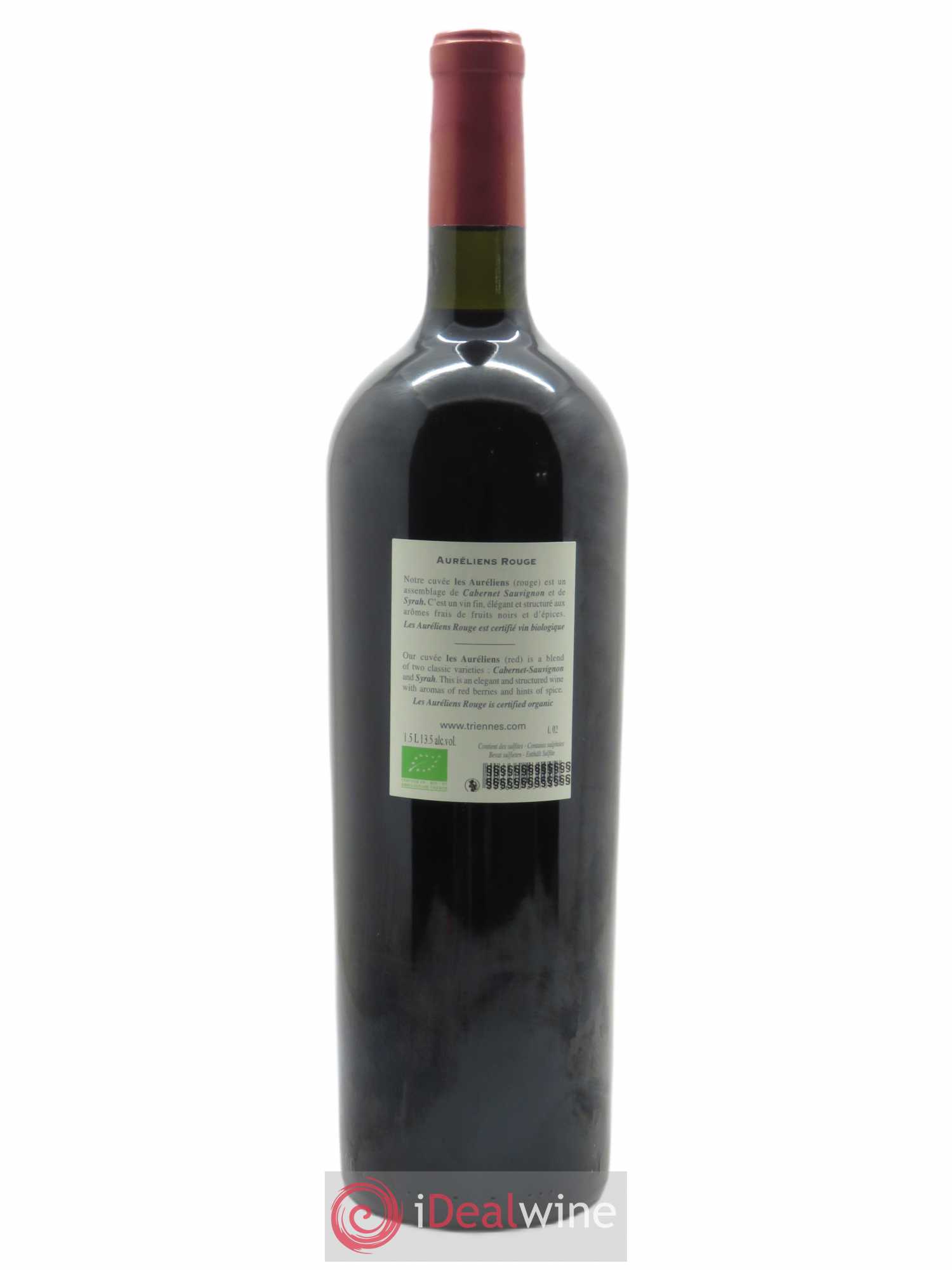 IGP Pays du Var (Vin de Pays du Var) Les Auréliens Triennes (Domaine)  2018 - Lot de 1 Magnum