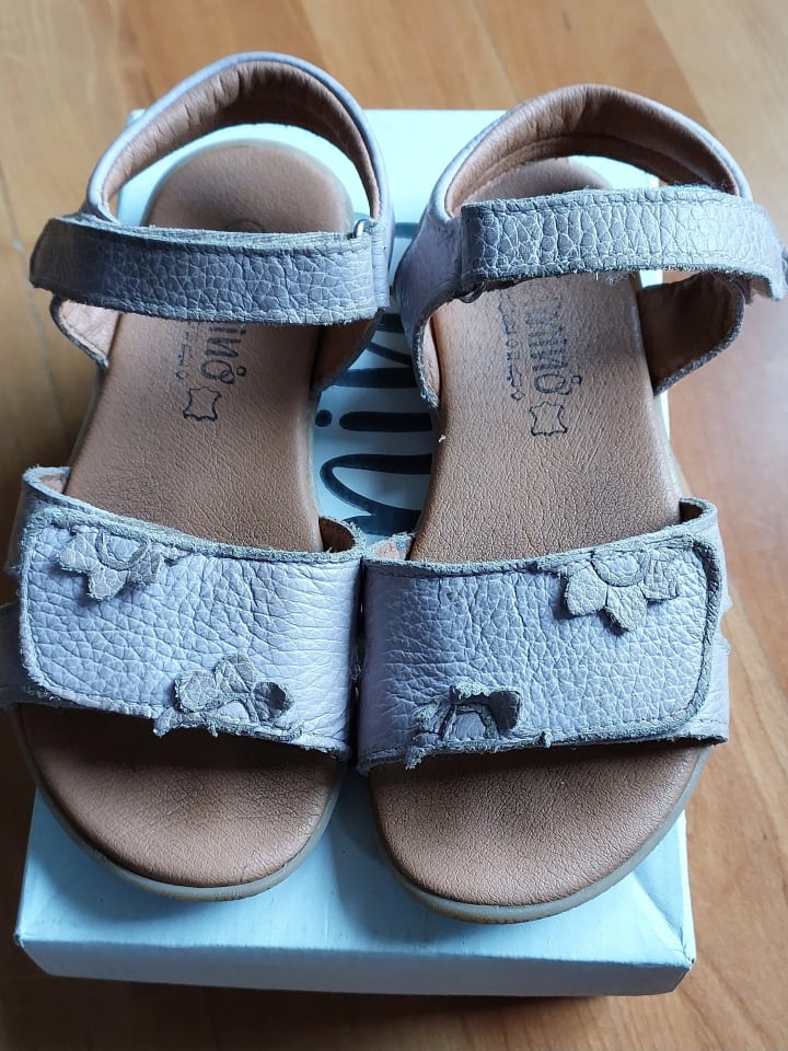 lamino Leder-Sandalen in Lila günstig kaufen 29
