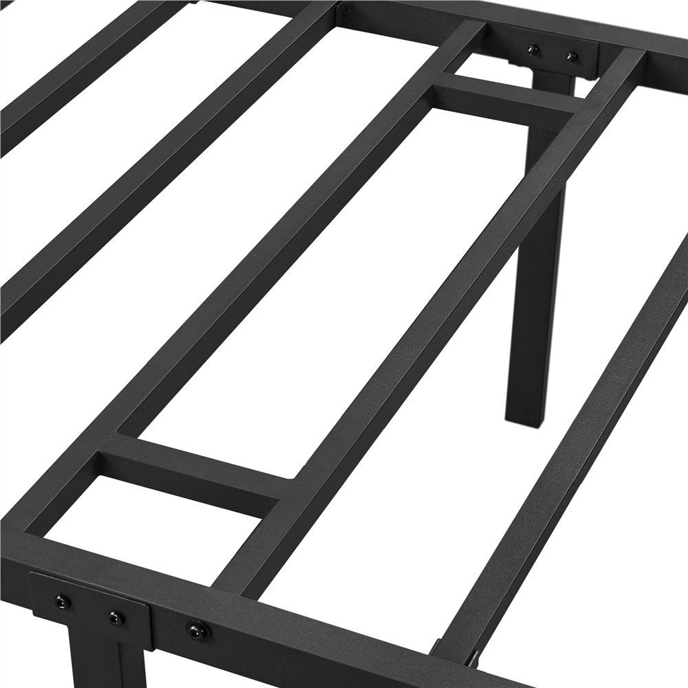 Yaheetech Bettgestell, Metallbett Modern Jugendbett mit Lattenrost