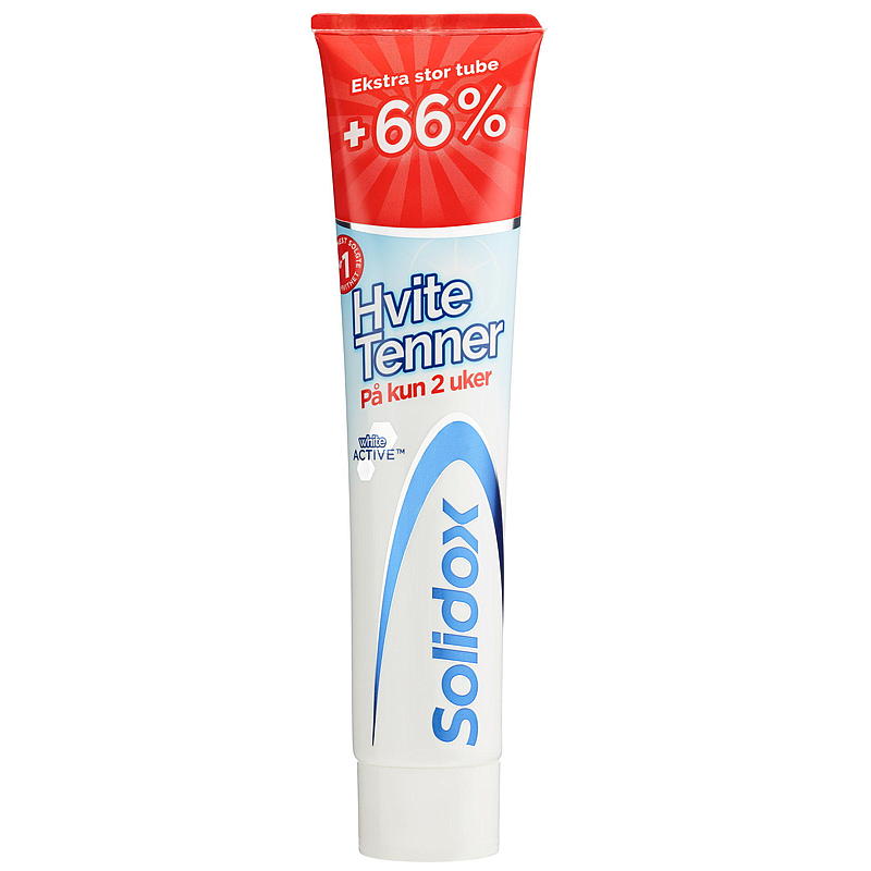 Solidox Tannkrem 125 ml Solidox Hvite tenner