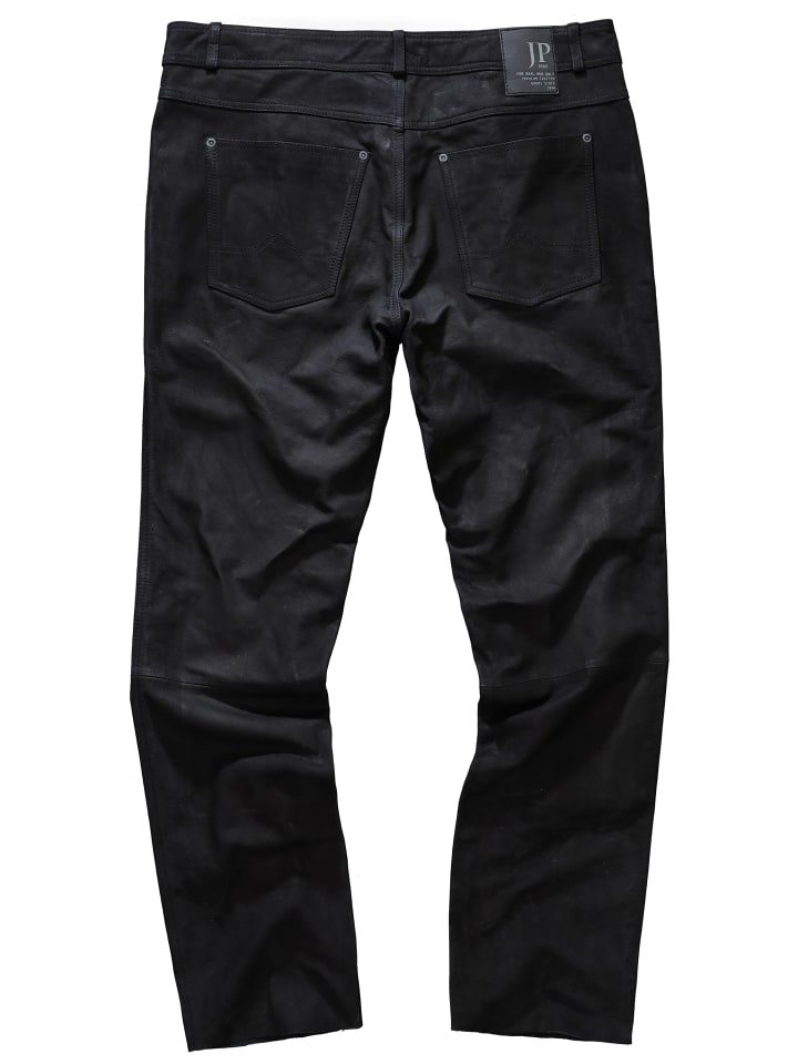 JP1880 Lederhose in schwarz günstig kaufen