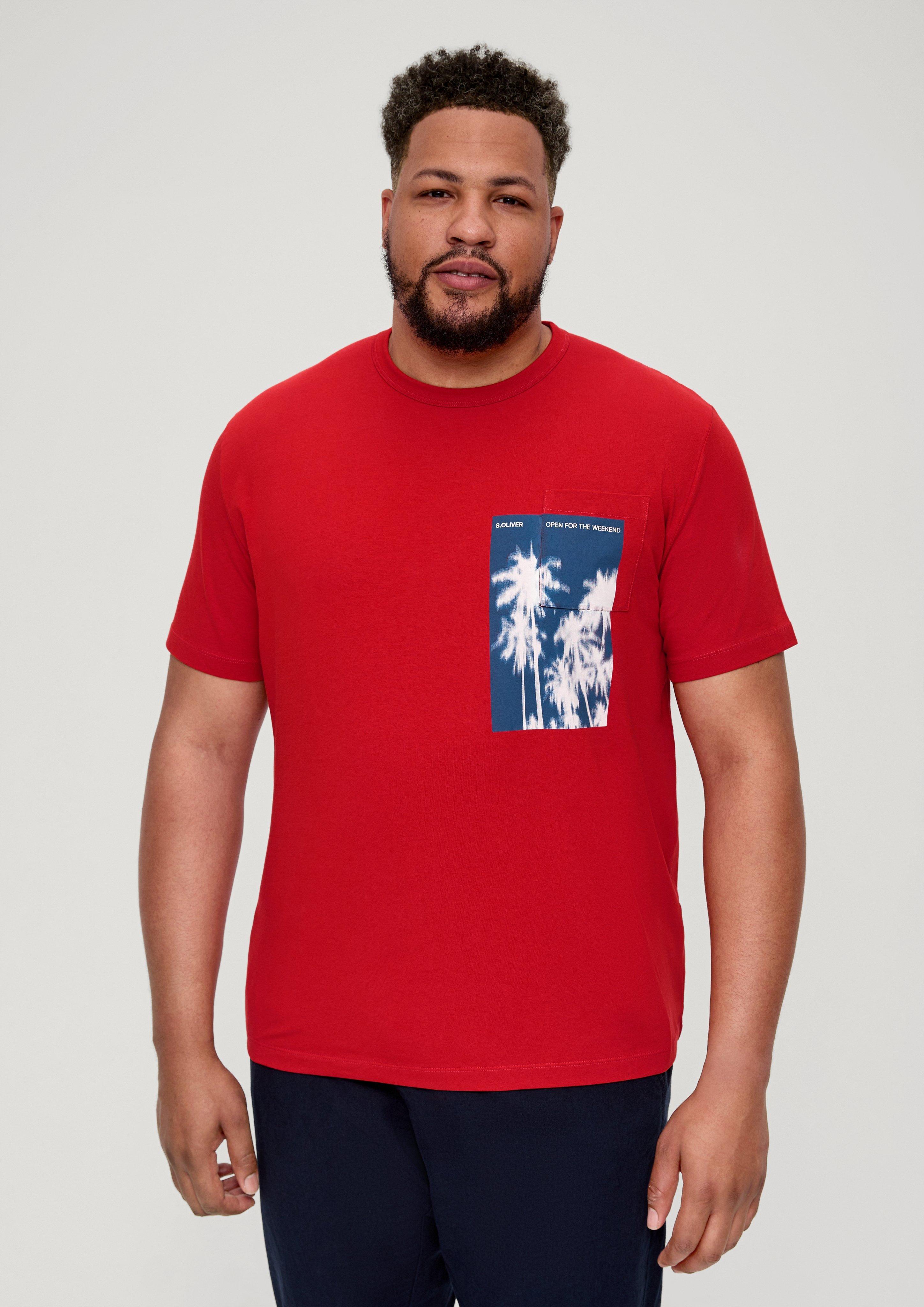 T-Shirt aus Baumwollstretch  2135661-30D1