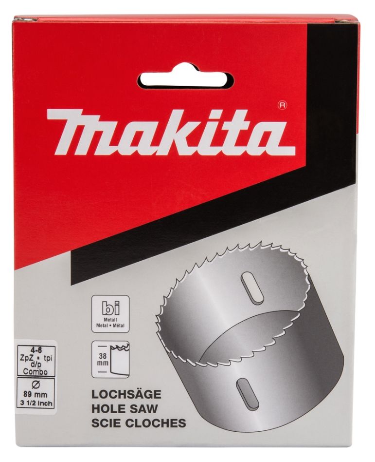 Accessori Makita P-52700 Sega a tazza 89 mm HSS bimetallica bianca