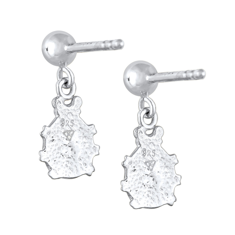 Elli Elli Boucles d'Oreilles Boucles d'oreilles enfants coccinelle mignon avec des cri Boucles d'oreilles