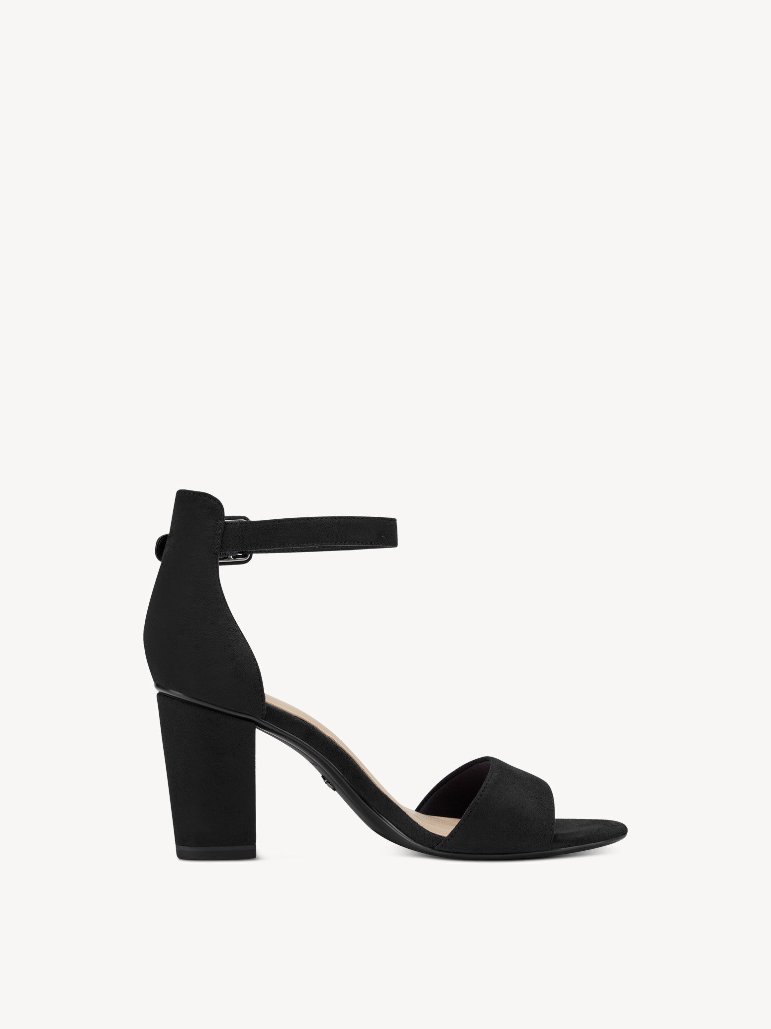 Sandale à talon - noir