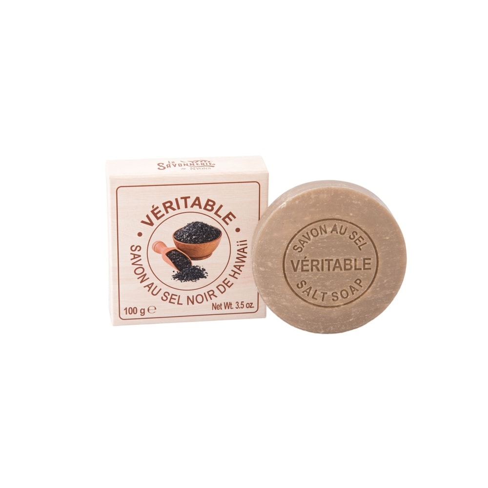 La savonnerie de nyons Savon au sel Noir d'Hawaï Savon