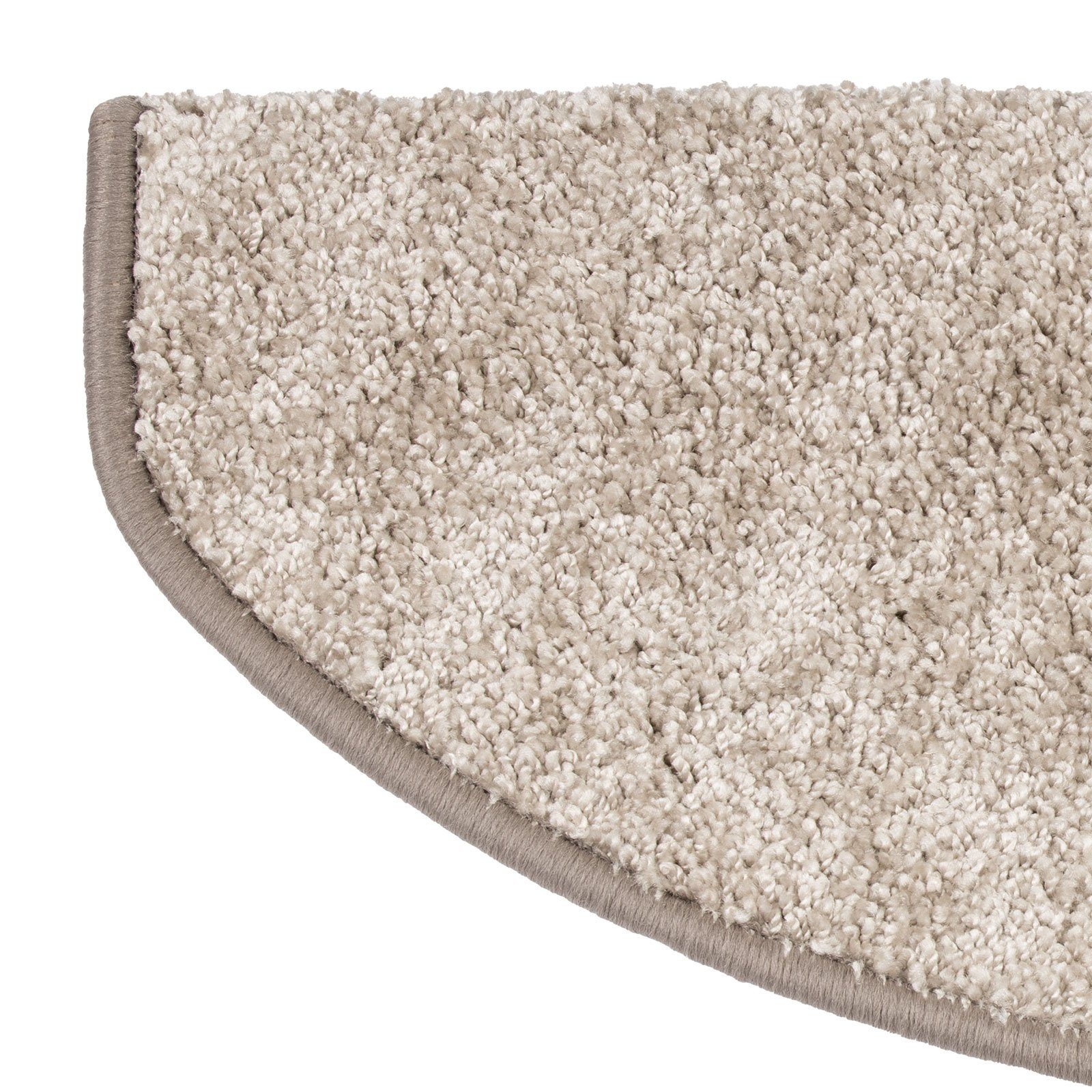 Stufenmatte Jakarta, Treppenschutz, Stufenschoner, viele Farben, Karat, Halbrund, Höhe: 10 mm, 100% Polypropylen
