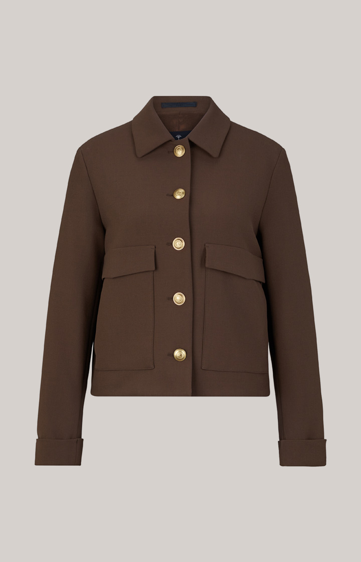 Blazer in Dunkelbraun