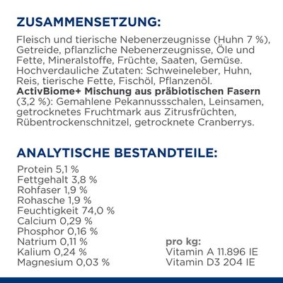 Hill's Prescription Diet Gastrointestinal Biome mit Huhn