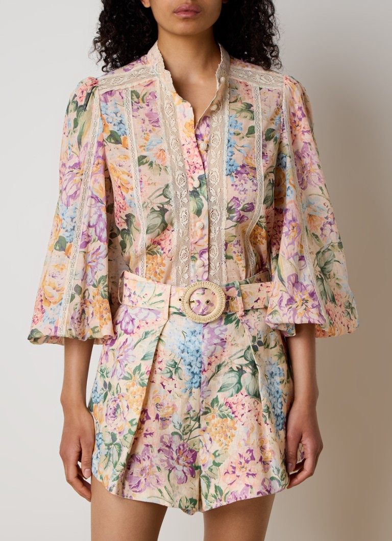 Bluză cu imprimeu floral Zimmermann Halliday