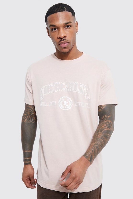 T-Shirt mit Carolina-Print