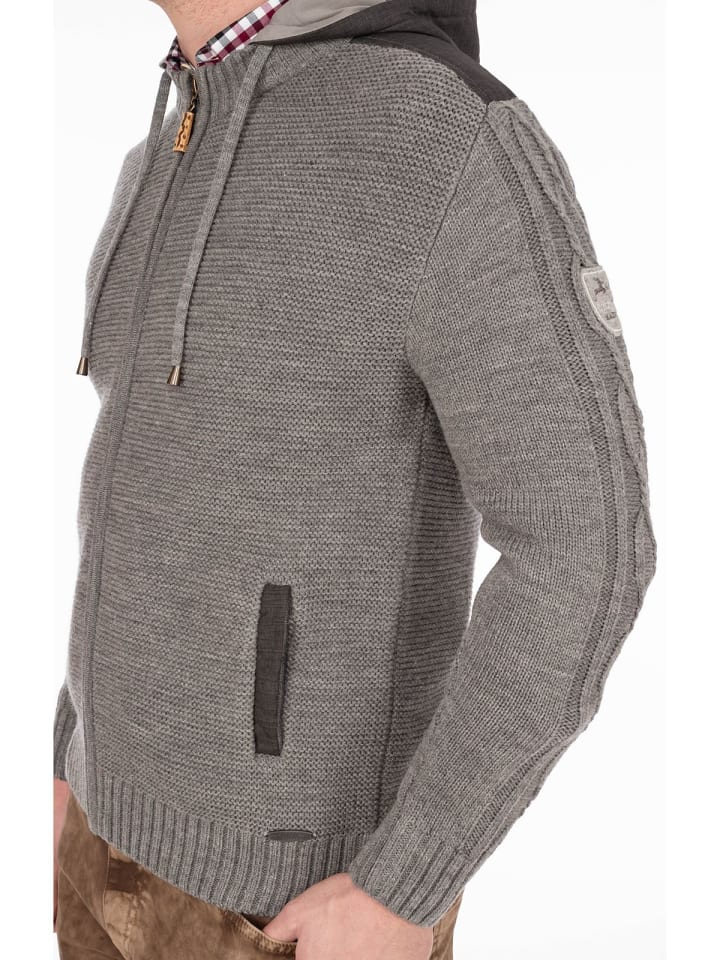 MADDOX Strickjacke BRUNECK in grau günstig kaufen