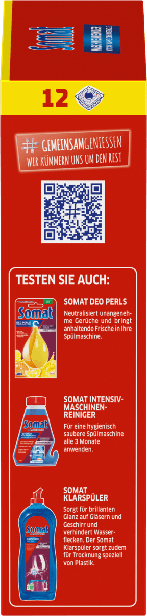 Spülmaschinenreiniger-Tabs Maxipack, 12 St