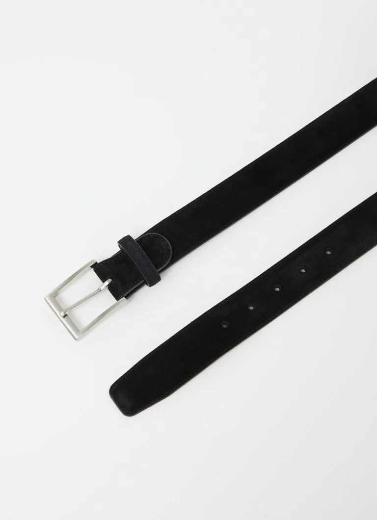 Magnanni Crostifu leather and suede belt
